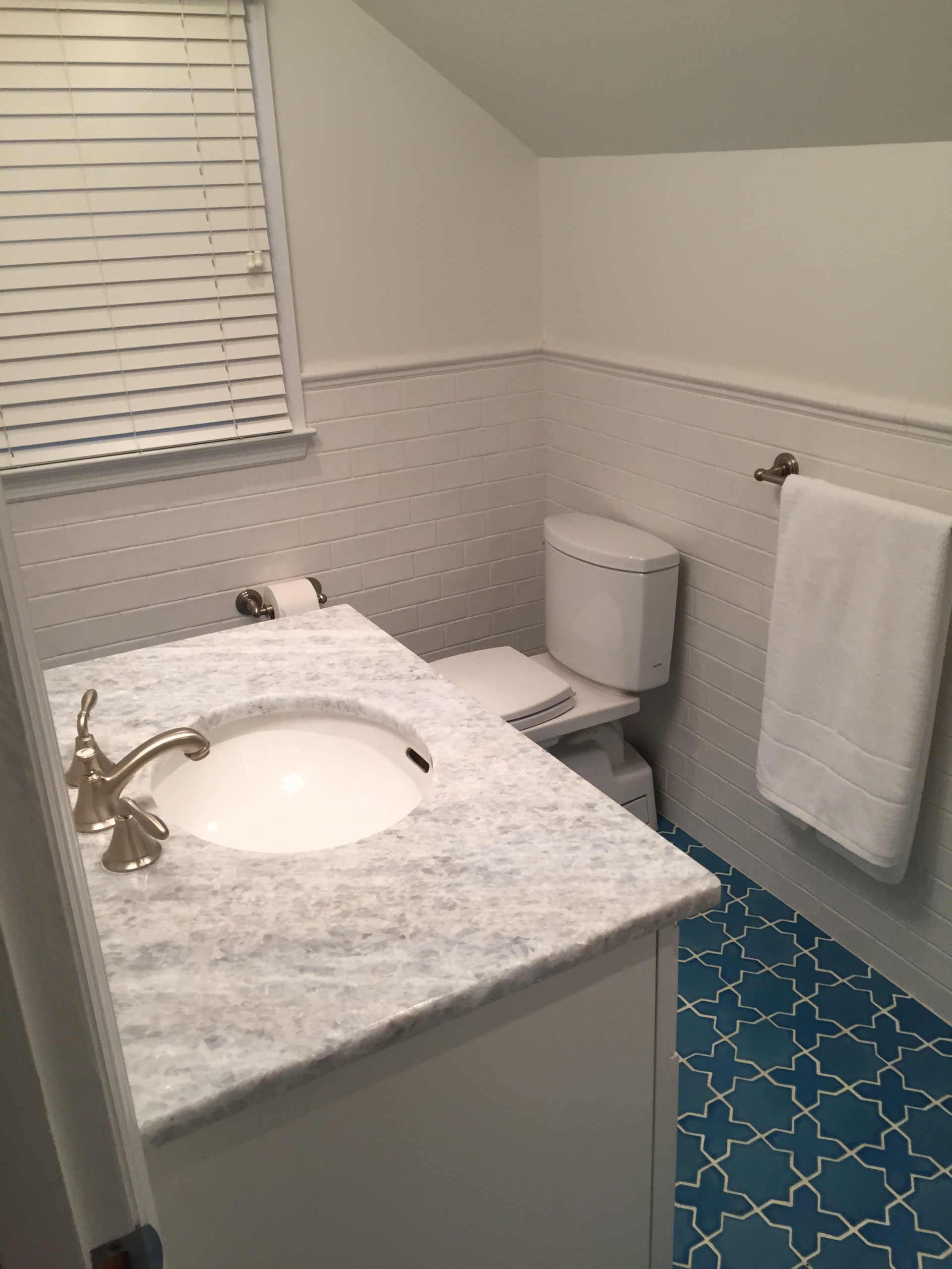 Koch's Master bathroom floor