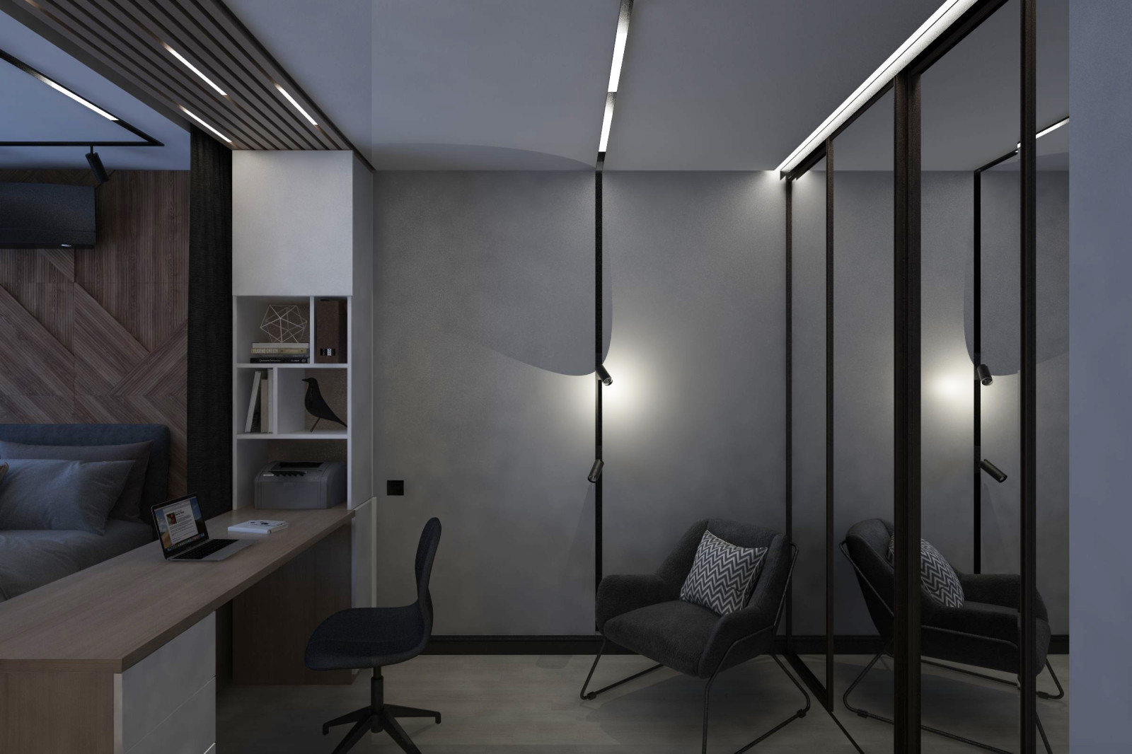 Брутальная квартира для студента, г.Самара