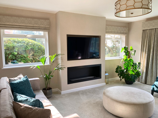 Croxley Green living room modern-living-room
