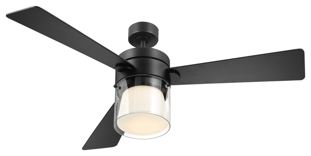 Casou 3 Blade Ceiling Fan Brushed Nickel Transitional Ceiling