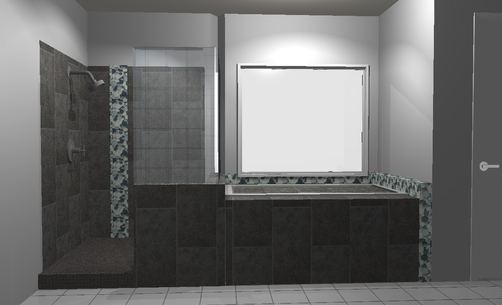 Inspiration for a transitional home design remodel in Denver