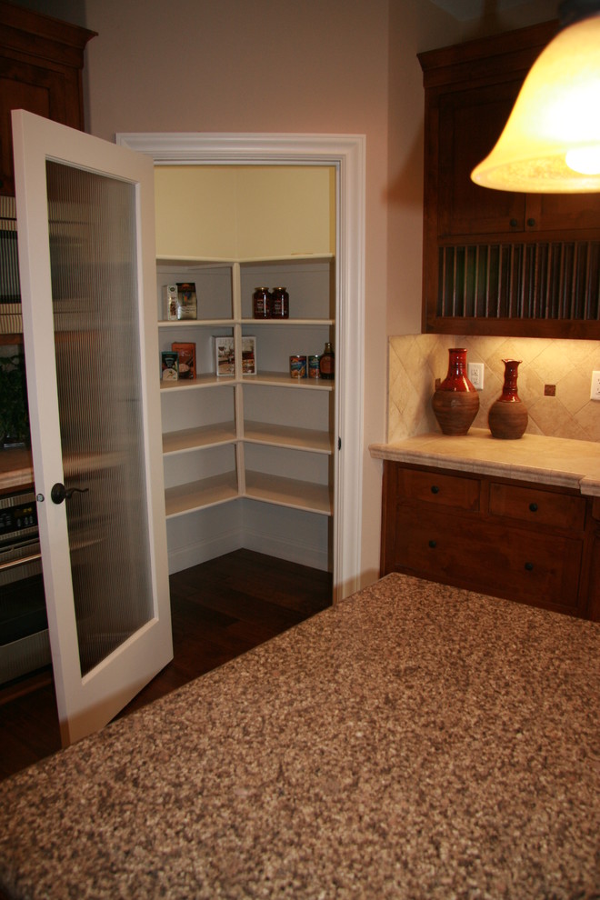 This is an example of a traditional kitchen in Portland.