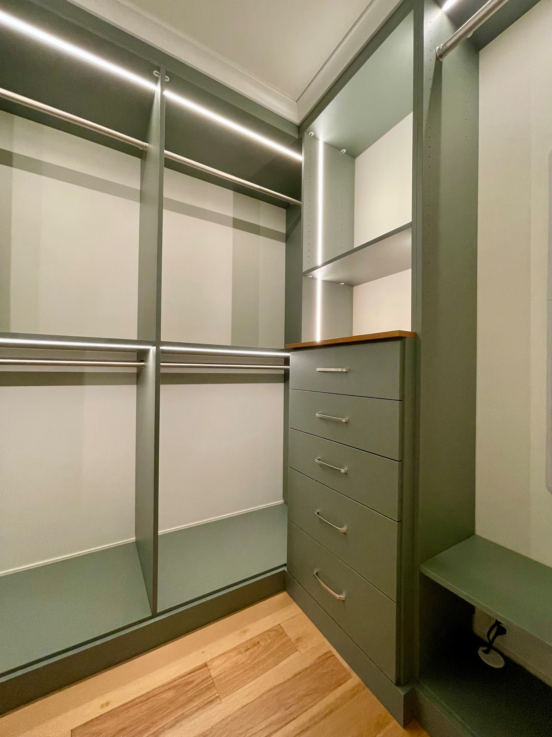 Celadon Walk-in, Armoire and Reach-in closets