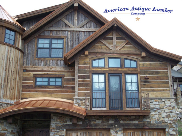 Reclaimed Barn Wood Siding Rustic Exterior Denver By