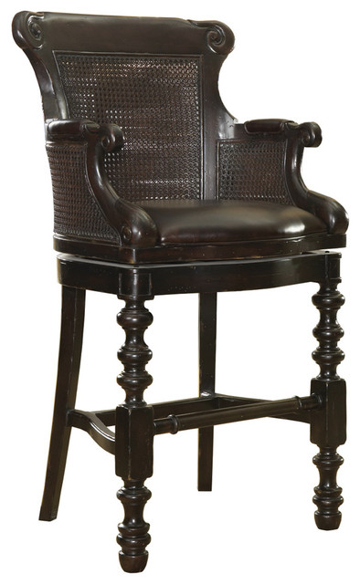 Tommy Bahama Home Kingstown Dunkirk Swivel Counter Stool, 47.5" H