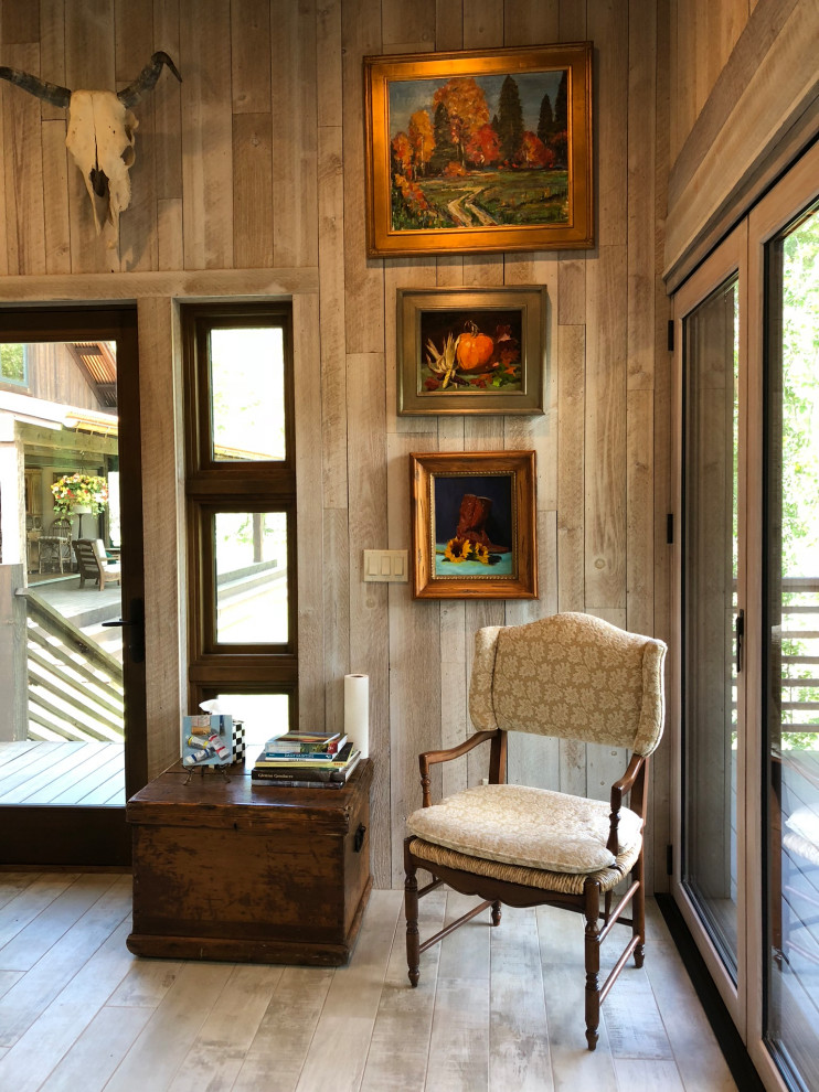 Inspiration for a transitional home design remodel in Denver
