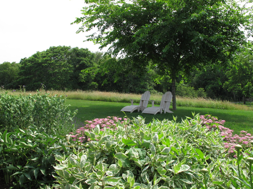 This is an example of a country garden in Boston.