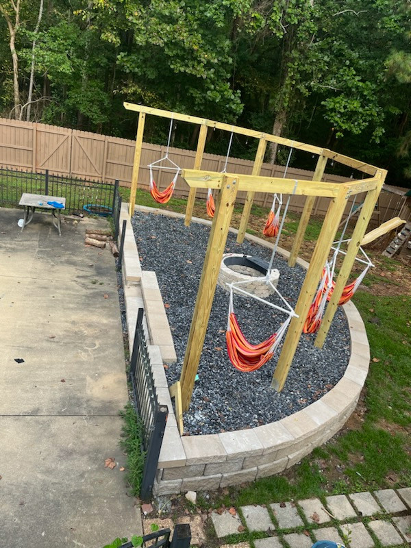 Powder Springs Deck, Pergola and Swings