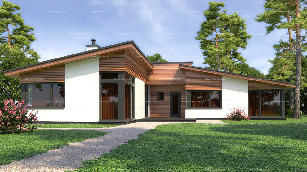 Проект экономичного одноэтажного дома АБ-180