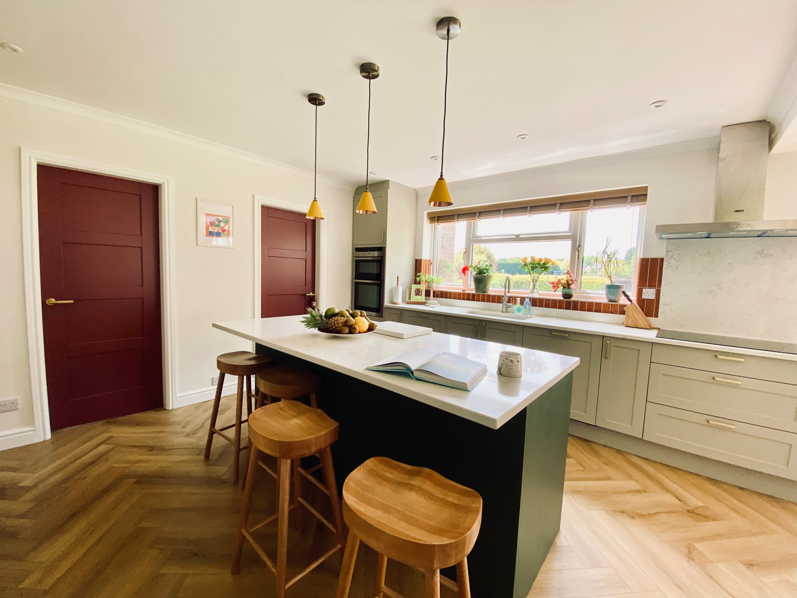 Family kitchen and hall remodelling