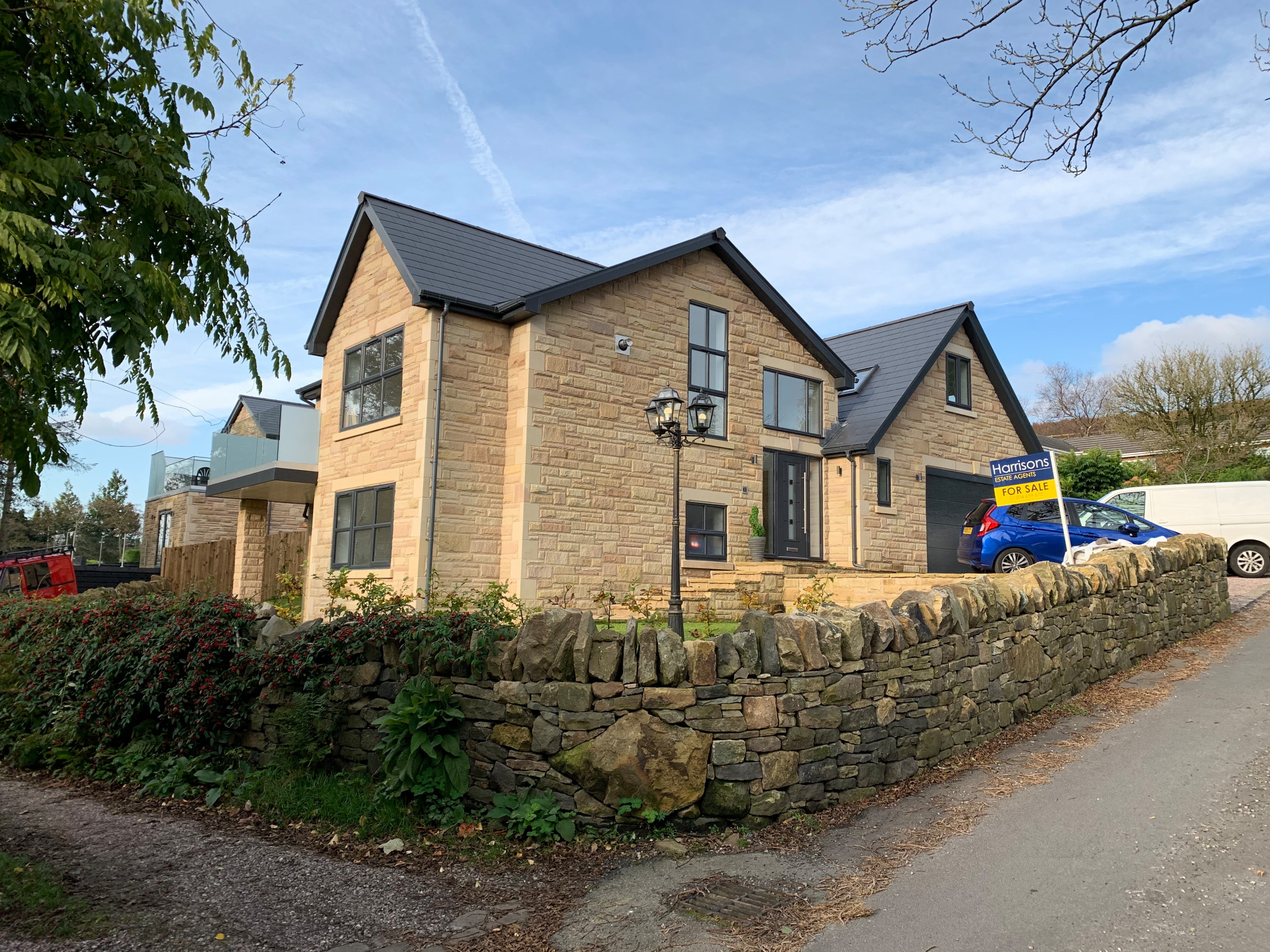 New build stone houses