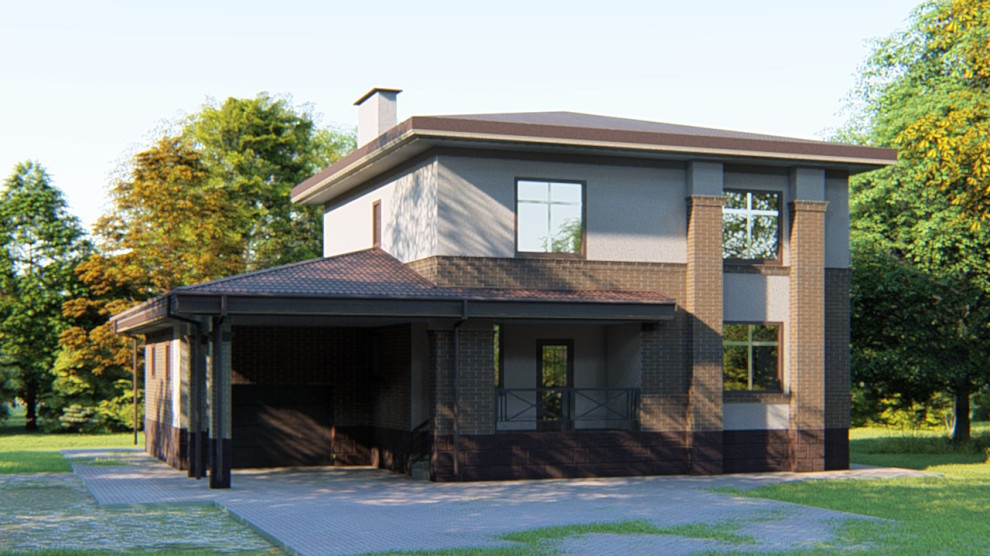 Архитектурные проекты коттеджей, ландшафтный дизайн