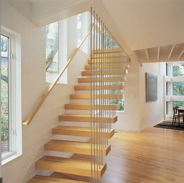 Modern Staircase Baltimore Modern Beach Cottage modern-staircase