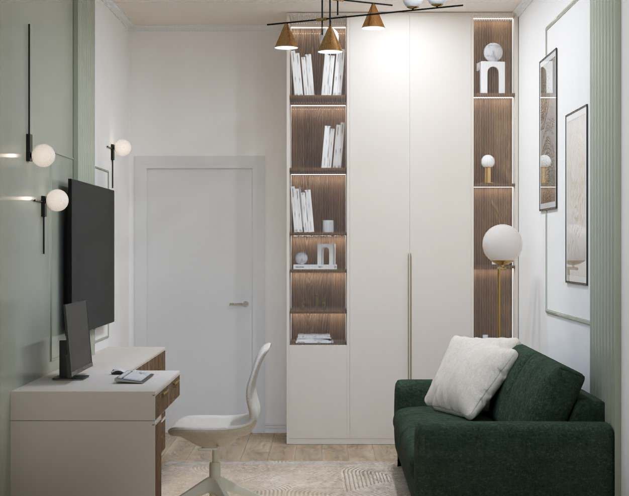 Трёхкомнатная квартира в Москве