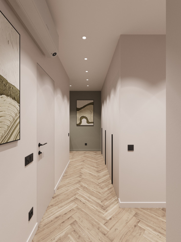 Дизайн-проект - Евротрешка 66 м2 для молодой многодетной семьи