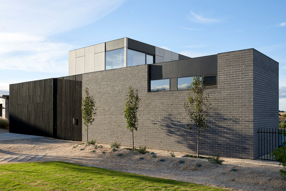 Design ideas for a contemporary exterior in Geelong.