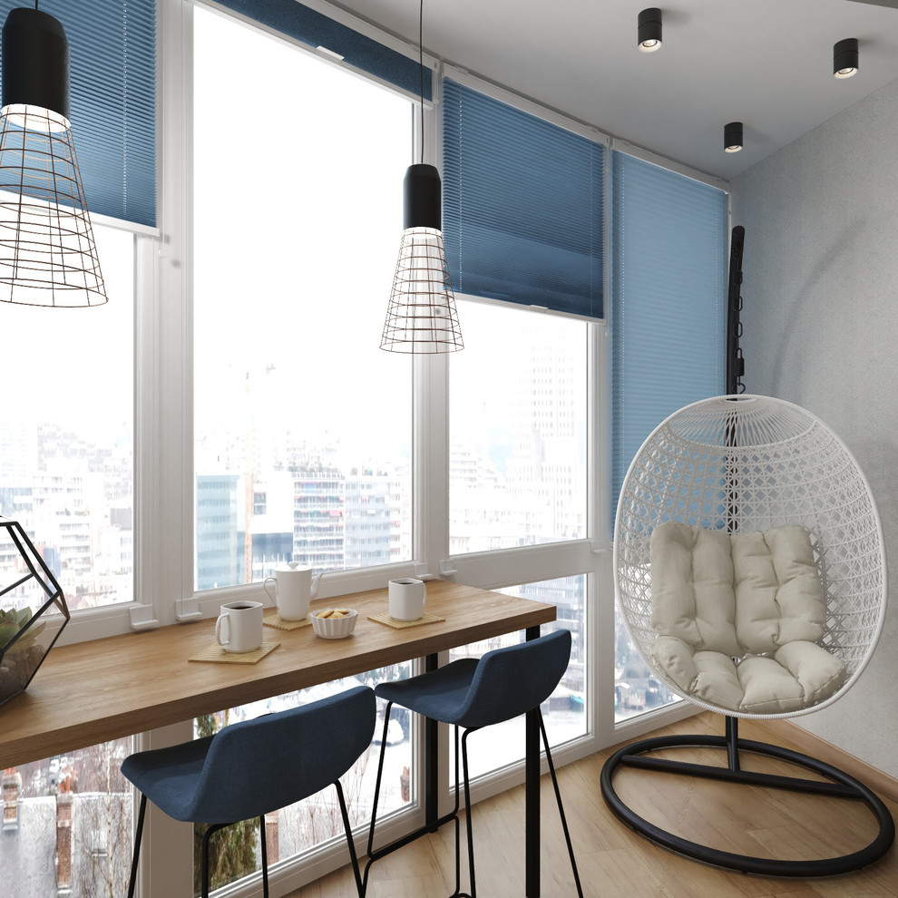 Квартира-студия в скандинавском стиле для молодой девушки