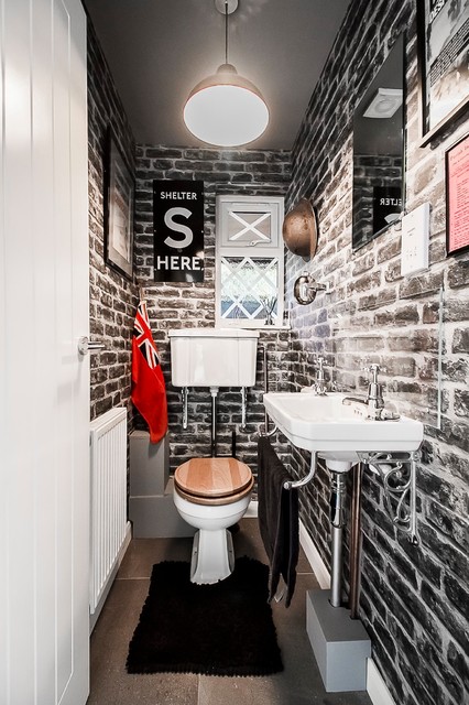 Grove Area - Kingston upon Thames eklektisch-gaestetoilette