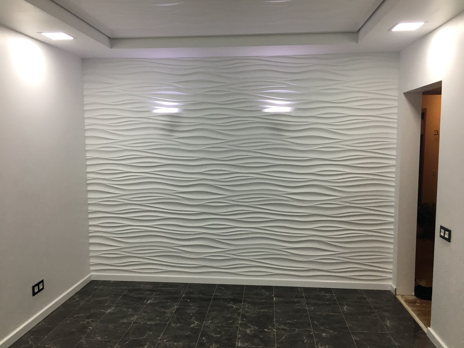 Гостиная в белом цвете.