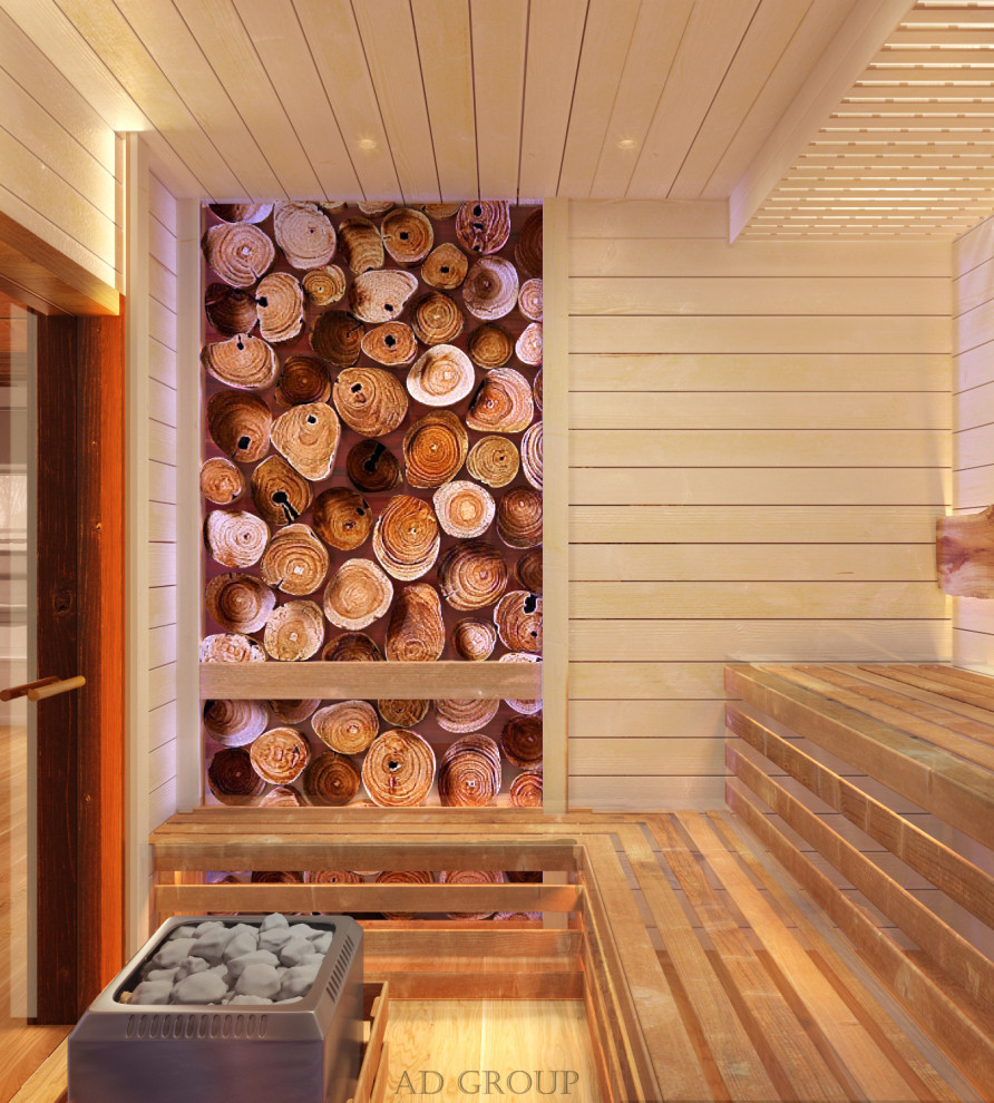 Банный комплекс в стиле Шале