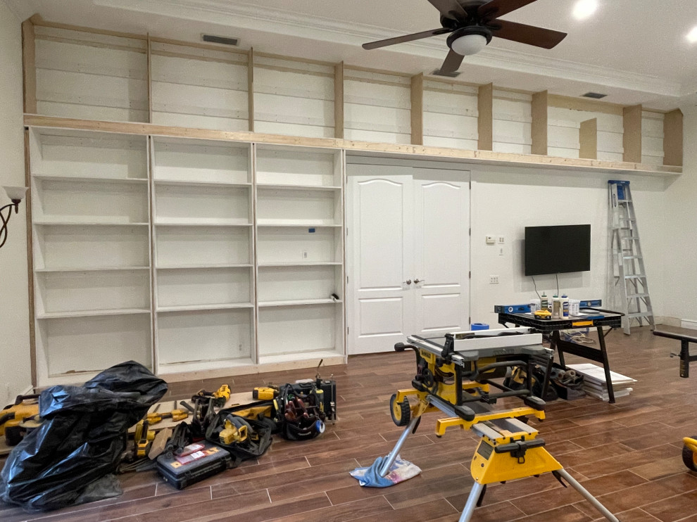 Built-In Library wall