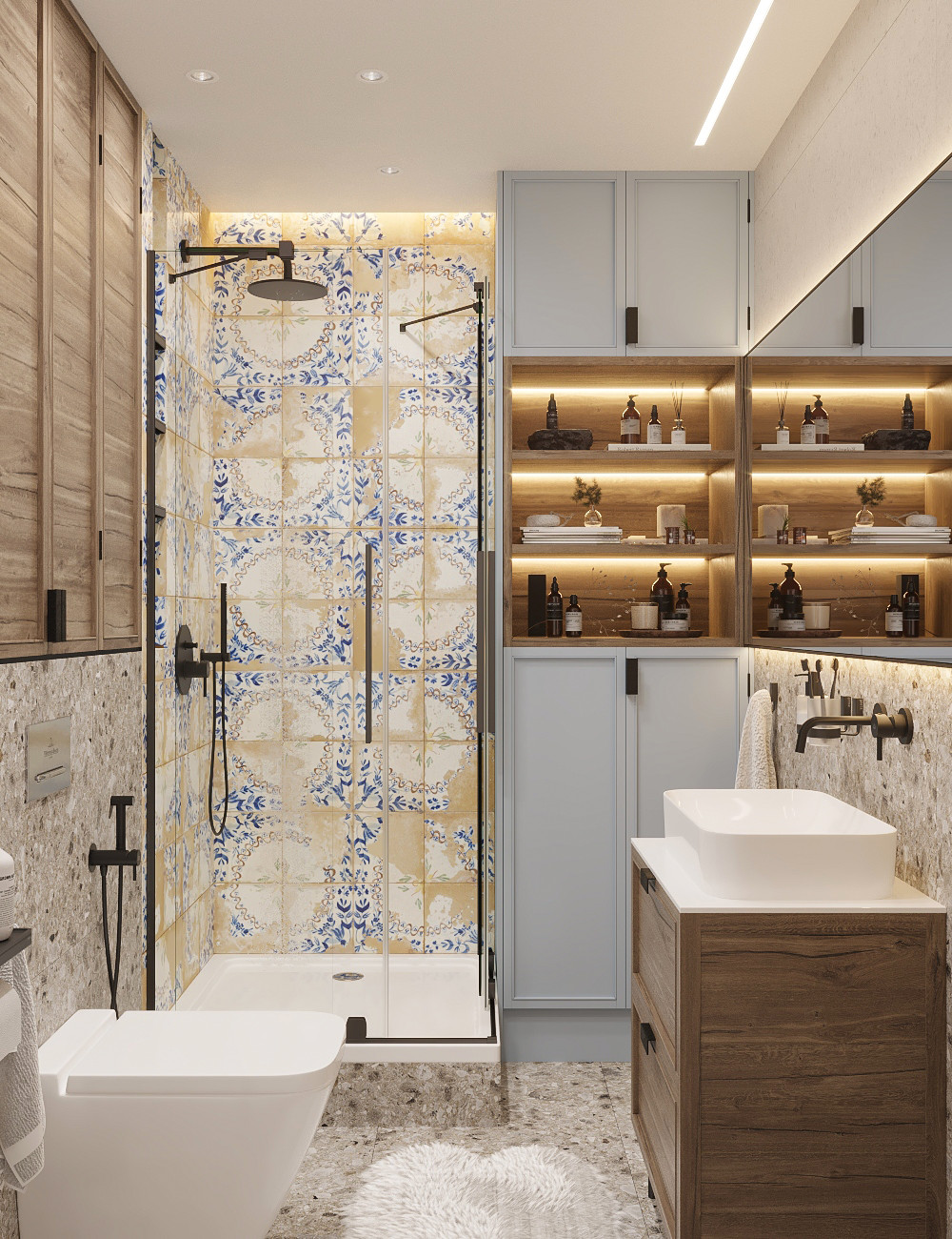 Душевая с/т Фестивальное, Курская область.