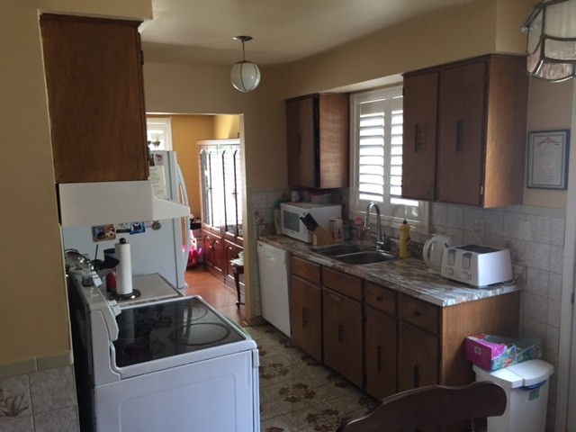 Main floor renovation including removing a bearing wall and full kitchen remodel