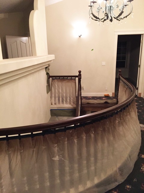 Buckskin Entryway and Staircase transitional