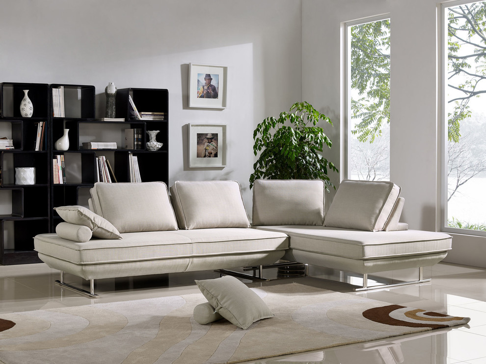 Diamond Sofa Dolce Lounge Seating Platforms Backrest Supports, Sand, 2-Piece Set