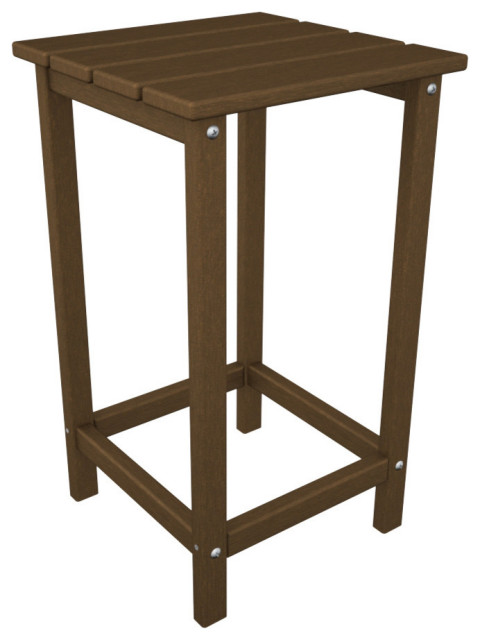 Polywood Long Island 26 Counter Side Table Transitional Outdoor Side Tables By Polywood Furniture