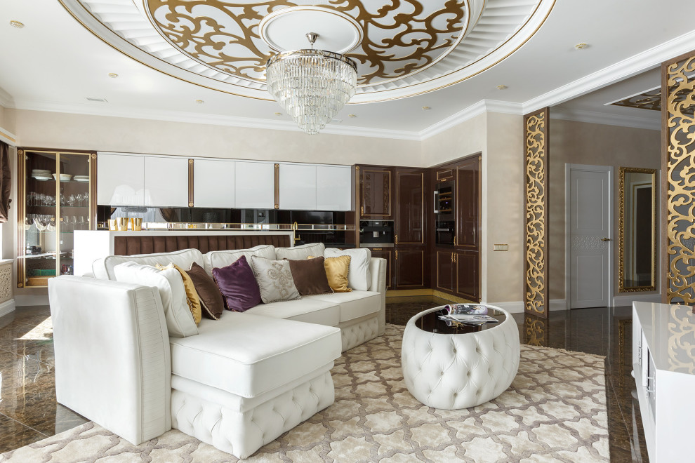 Мебель и мягкие стеновые панели для проекта дизайнера Натальи Резцовой