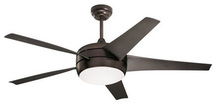 Midway Eco Oil Rubbed Bronze Energy Star 54-Inch Ceiling Fan with Light Kit