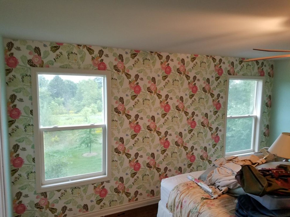 Wallpaper Install: Bedroom Accent Wall