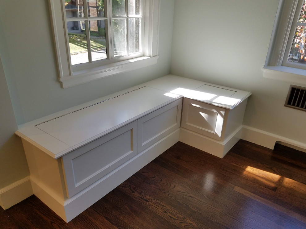 Inspiration for a small modern home design remodel in Providence