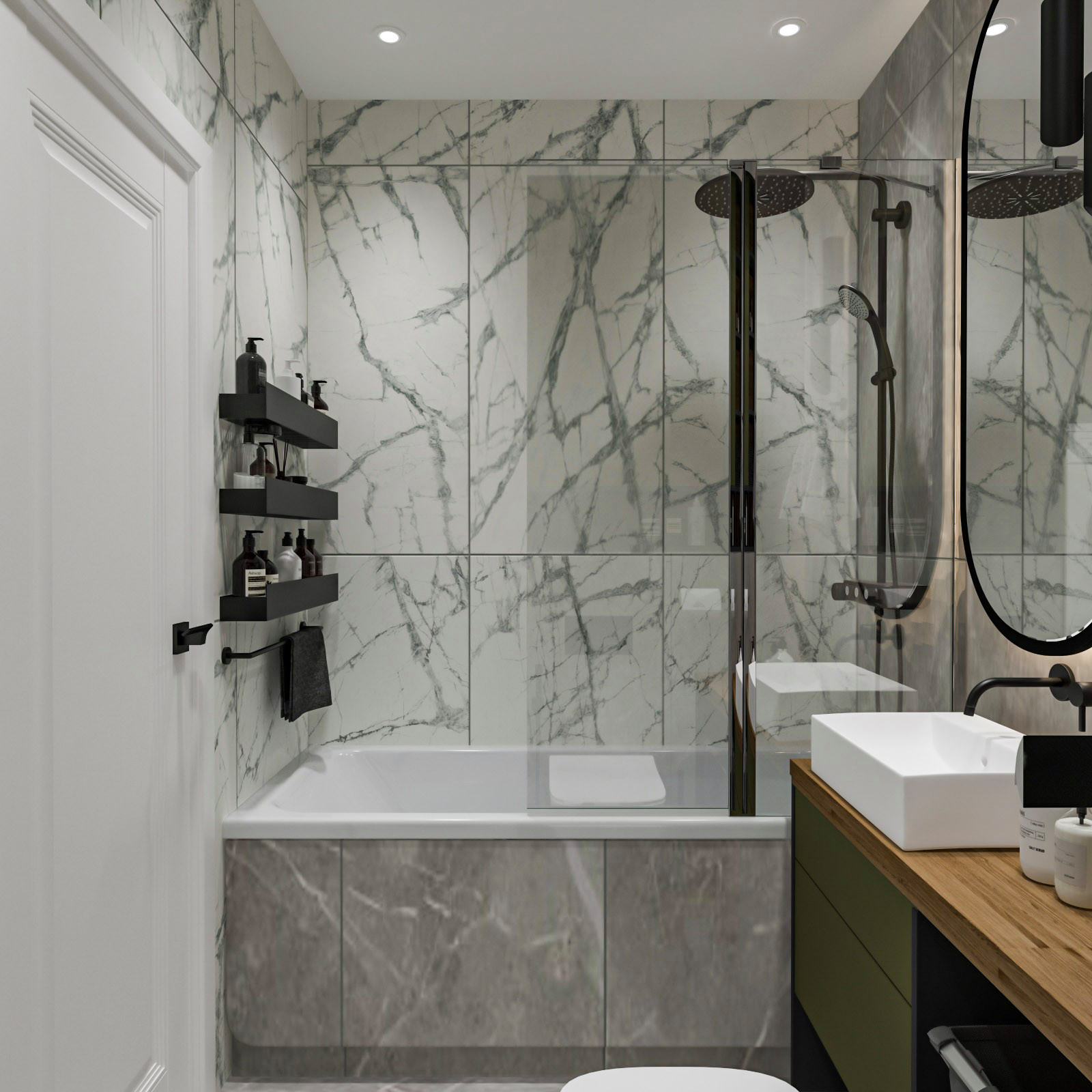 Дизайн-проект квартиры. 2022. Площадь 77,8 м.кв.