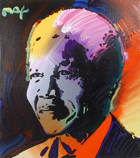Peter Max, Nelson Mandela 2, Painting