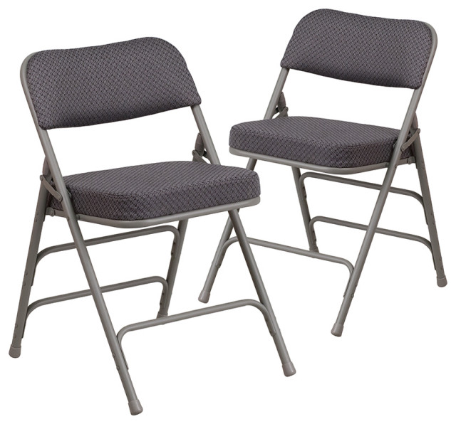 Burgundy Fabric Folding Chair Contemporary Folding Chairs And Stools by Beyond Design