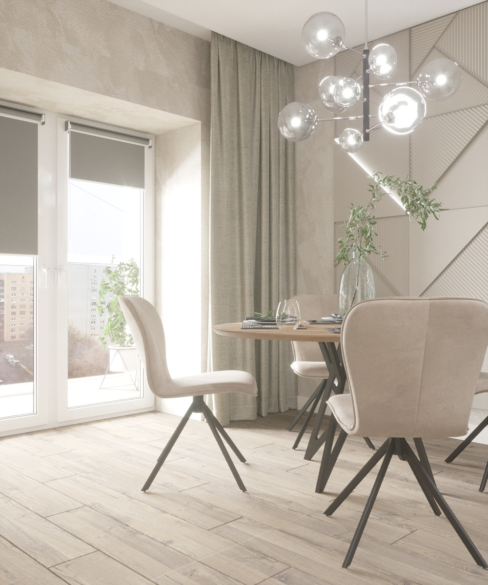 Современная квартира для молодой пары