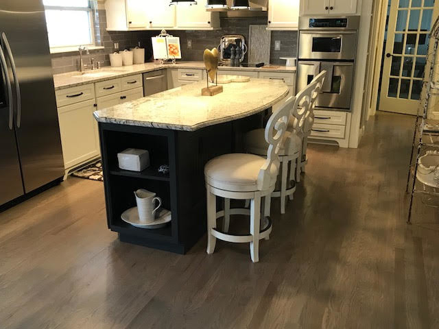 Transitional kitchen photo in Denver
