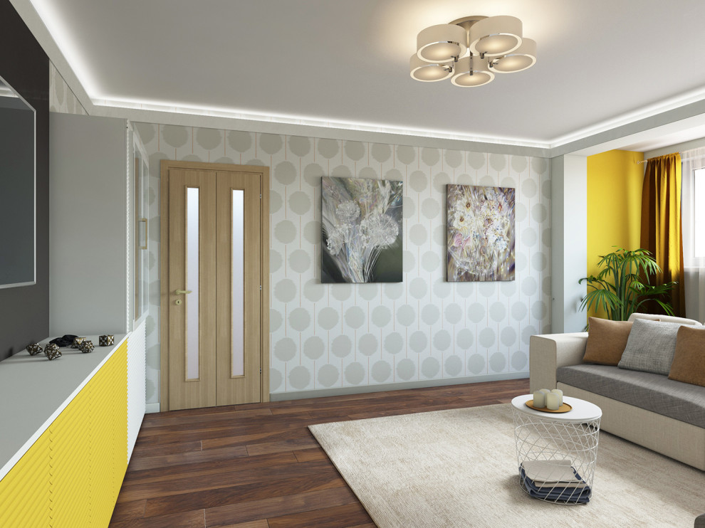 Проект квартиры, где хозяева думали, что им нравится бежевый цвет в интерьере