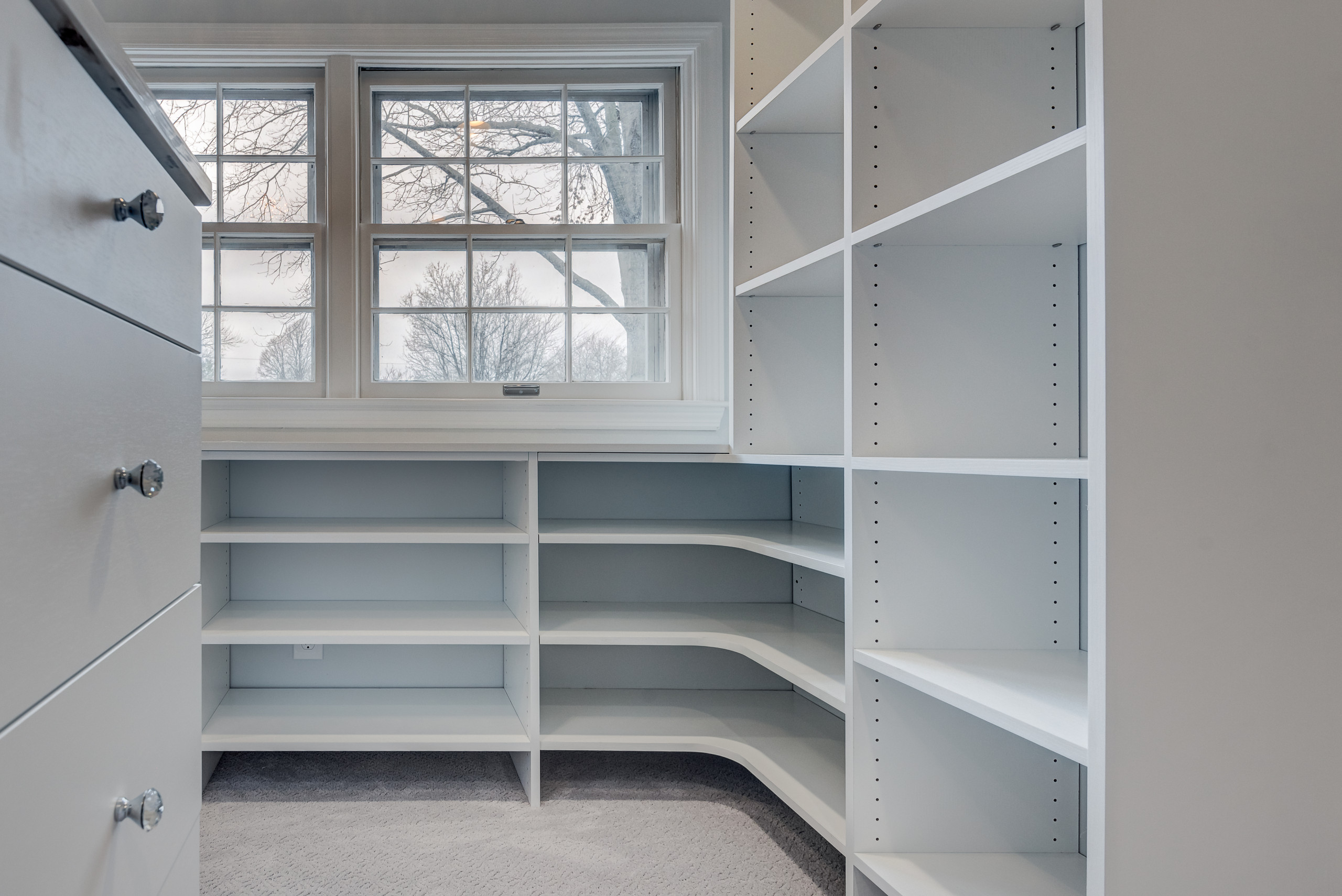 Transitional Contemporary Custom Closet