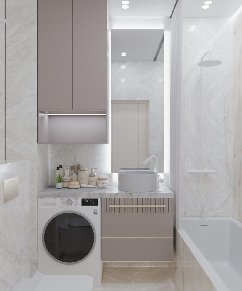 Дизайн маленького санузла