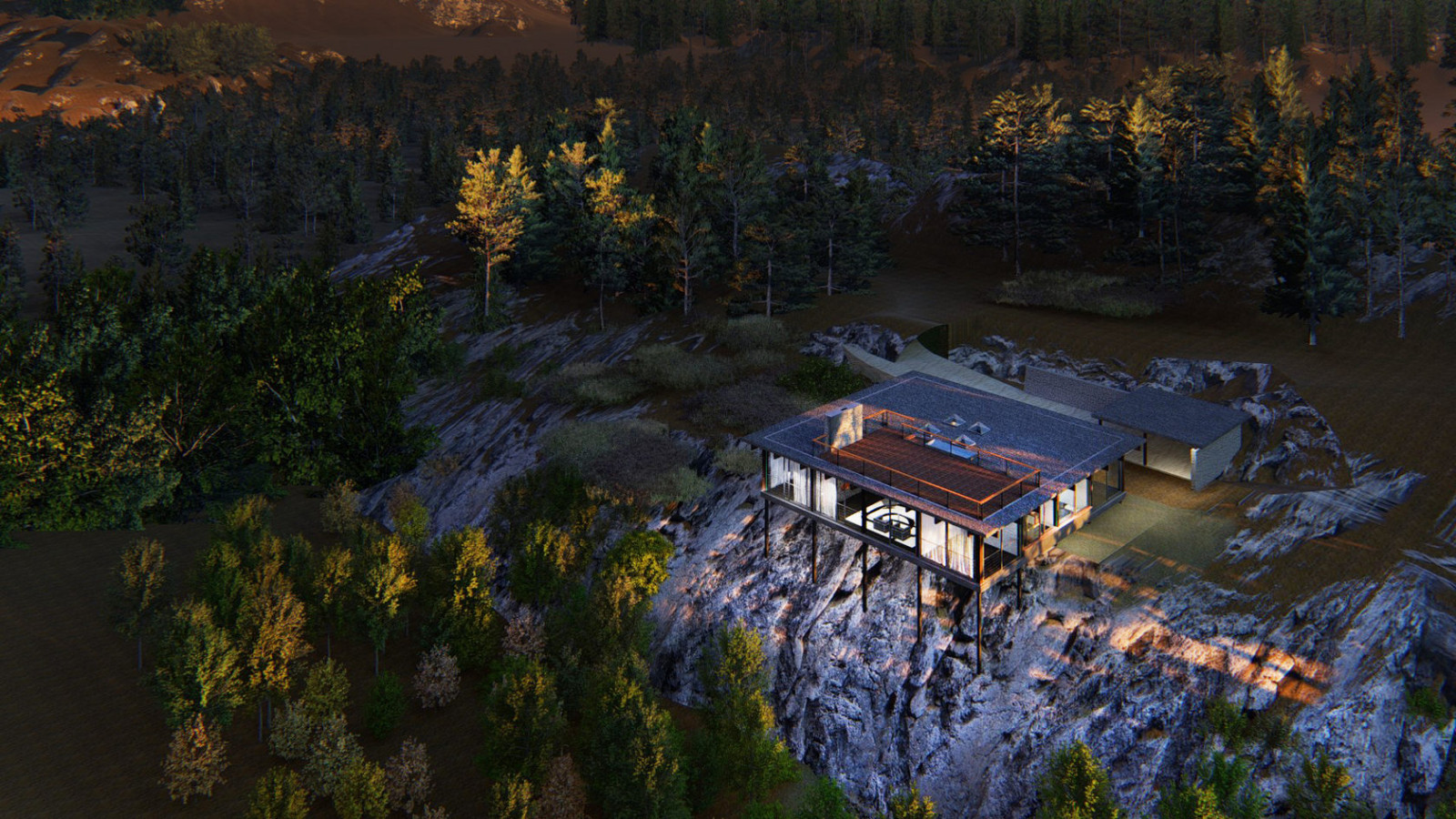 Дом на скале в г. Бахчисарай