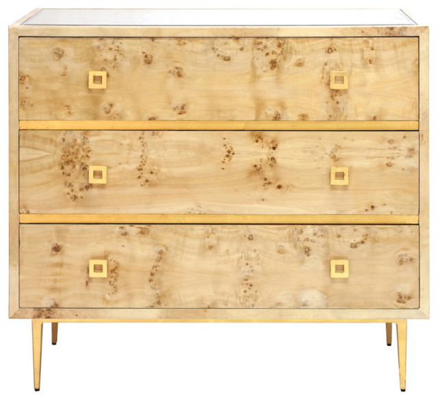 Windsor Modern Three Drawer Dresser Contemporary Dressers by Matthew Izzo Houzz