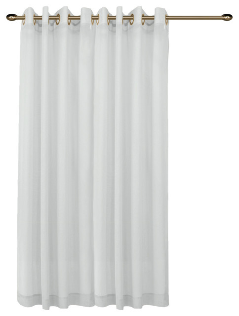 Bal Harbour Softly Woven Grommet Patio Curtain Panel 106 X84
