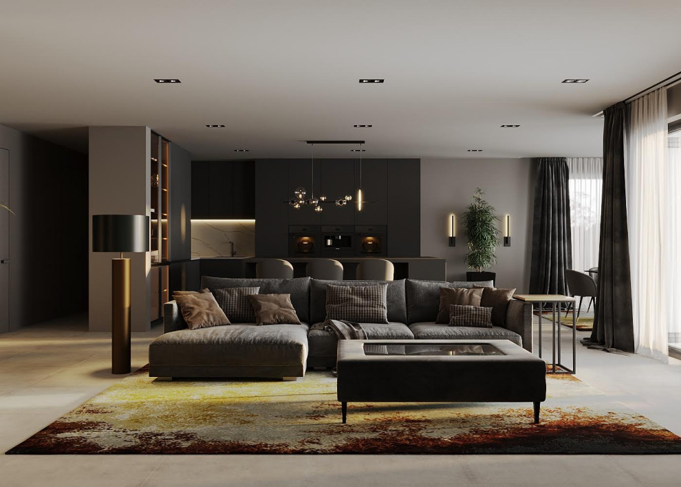 Modern living room in Cork.