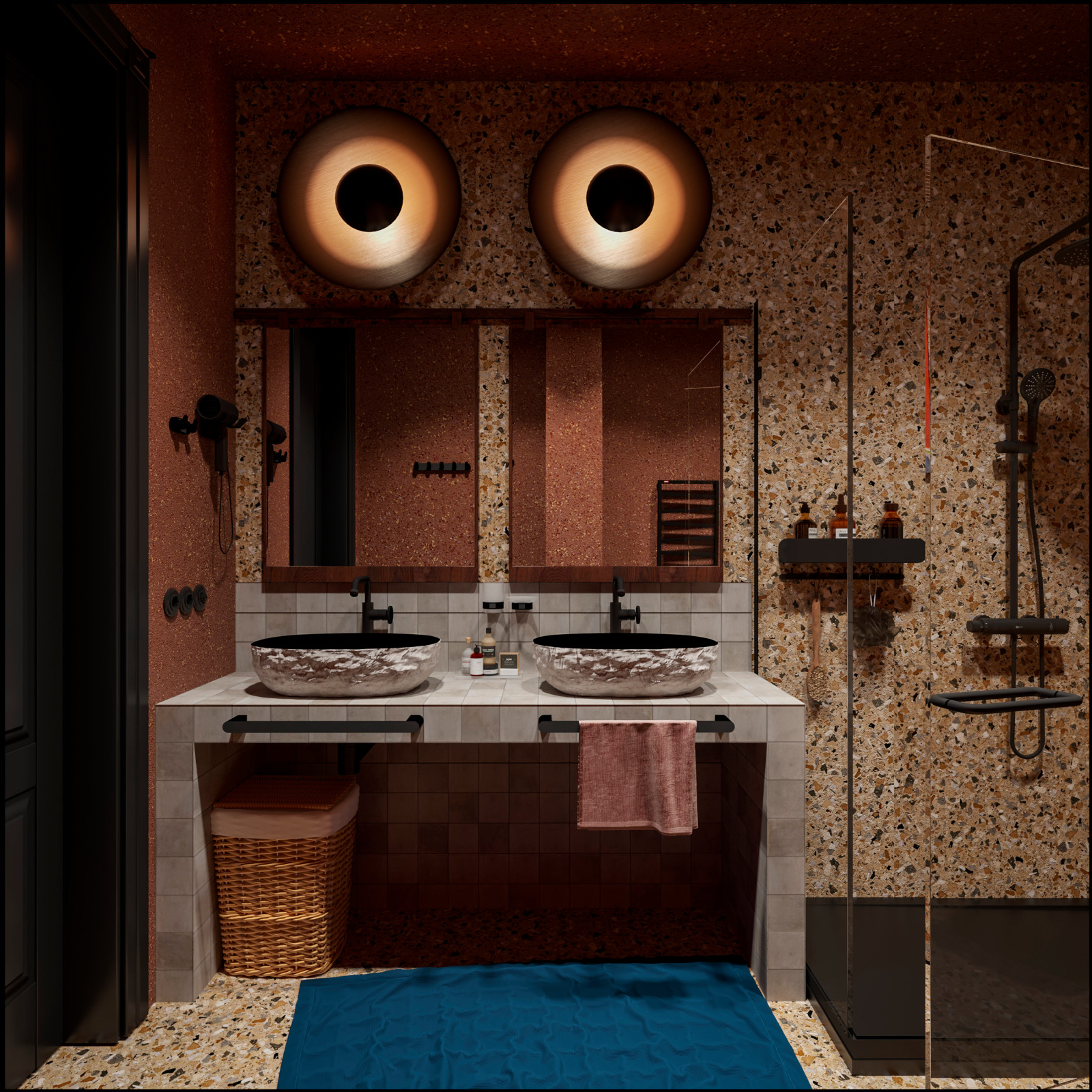 Дизайн апарт комплекса/гостиницы в стиле шале 250 м2