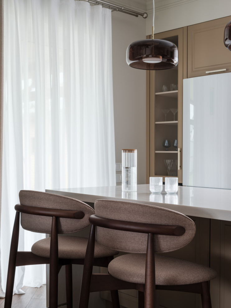 Двухэтажный дом с террасой площадью 170 м²