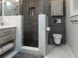 Modern Bathroom by Omega Construction and Design, Inc.