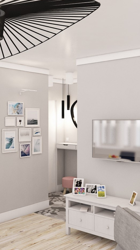 Il progetto di appartamento per una giovane famiglia